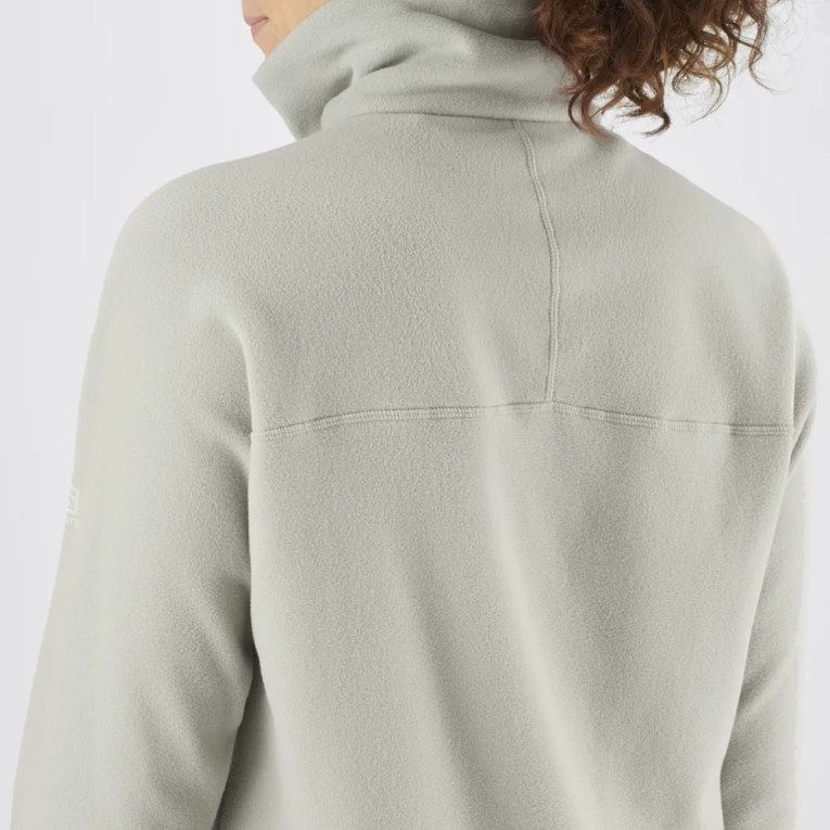 Moletom Salomon Essential Cosy Fleece Feminino Luz Cinzentas | PT E41952